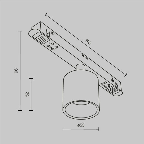 
                    Трековый светодиодный светильник Maytoni Technical Exility Alfa S TR132-2-7W3K-W        
    