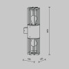 
                    Уличный настенный светильник Maytoni Barrel O453WL-02GF        
    
