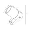 
                    Уличный светильник Arte Lamp Mistero A3303AL-1GY        
    