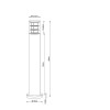 
                    Уличный светильник Arte Lamp Tokyo A5318PA-1BK        
    