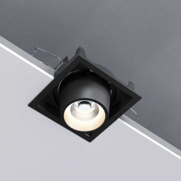 Встраиваемый светодиодный светильник Elektrostandard Conner 25087/LED 8W 4000K черный a063994