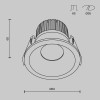 
                    Встраиваемый светодиодный светильник Maytoni Technical Zoom Dim Triac DL034-01-06W3K-D-B        
    
