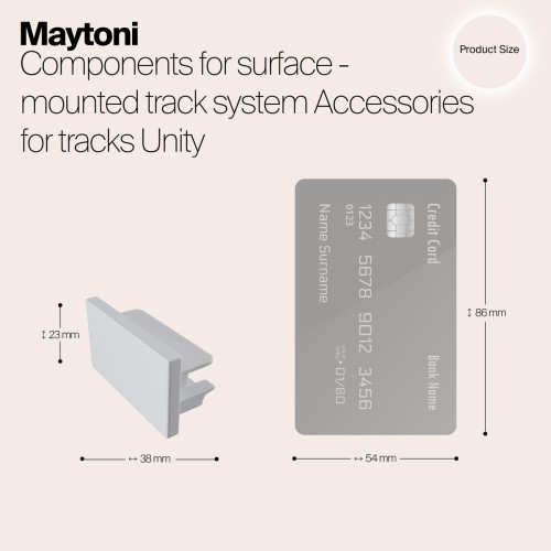 
                    Заглушка Maytoni Track TRA001EC-11W        
    