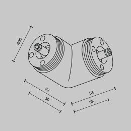 Аксессуар Maytoni Technical CA014CL-B