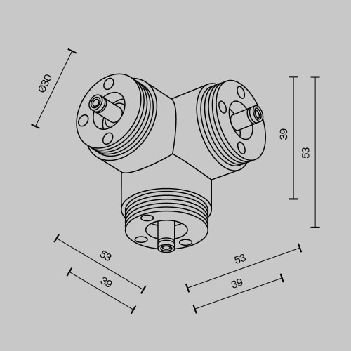 
                    Аксессуар Maytoni Technical CA016TC-B        
    