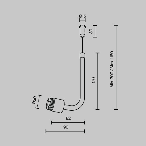 
                    Аксессуар Maytoni Technical CA024PL-B        
    