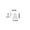 
                    Бра Arte Lamp Meleph A4096AP-1BR        
    