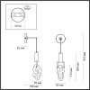 
                    Бра Odeon Light Midcent Lia 6695/5WL        
    