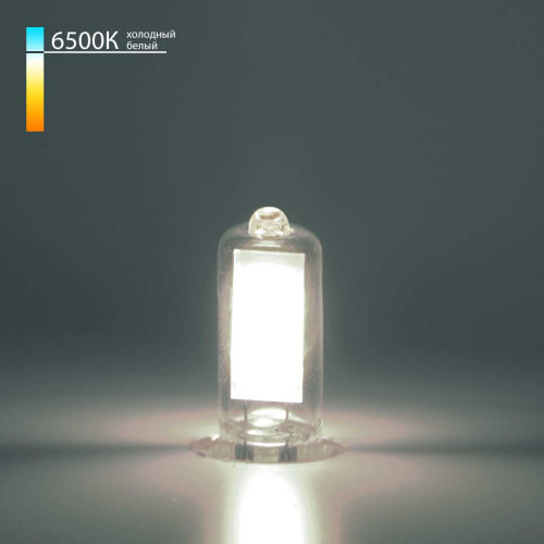 
                    Лампа светодиодная Elektrostandard G9 3W 6500K прозрачная BLG913 a058833        
    
