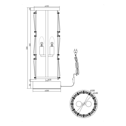 
                    Настольная лампа Maytoni Puntes MOD043TL-02G        
    