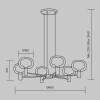 
                    Подвесная люстра Maytoni Vision MOD411PL-06G        
    
