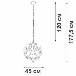 Подвесная люстра Vitaluce V1094-0/3