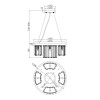 
                    Подвесной светильник Maytoni MOD083PL-04CH        
    