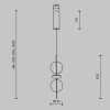 
                    Подвесной светильник Maytoni Modern Double Moon MOD478PL-L8B3K        
    