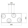 
                    Подвесной светильник Vele Luce Speed VL6292P04        
    