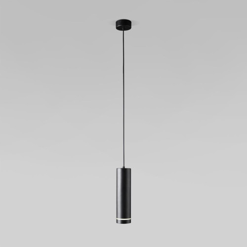 
                    Подвесной светодиодный светильник Elektrostandard Topper DLR023 12W 3000K черный матовый a063930        
    