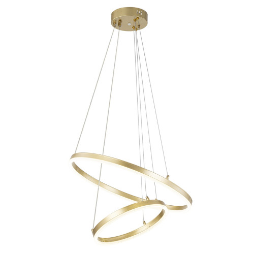 
                                            Подвесной светодиодный светильник Escada Void 10254/2LED Gold APP                    
                