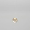 
                    Подвесной светодиодный светильник Eurosvet Wonder 50234/1 Led янтарный        
    