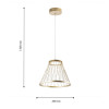 
                    Подвесной светодиодный светильник Favourite Fibra 4634-4P        
    