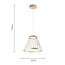 Подвесной светодиодный светильник Favourite Fibra 4634-4P