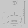 
                    Подвесной светодиодный светильник Maytoni Madmen MOD127PL-L6SG        
    