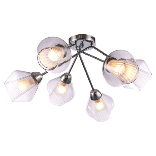 
                                            Потолочная люстра Escada Campanula 674/6PL Chrome                    
                