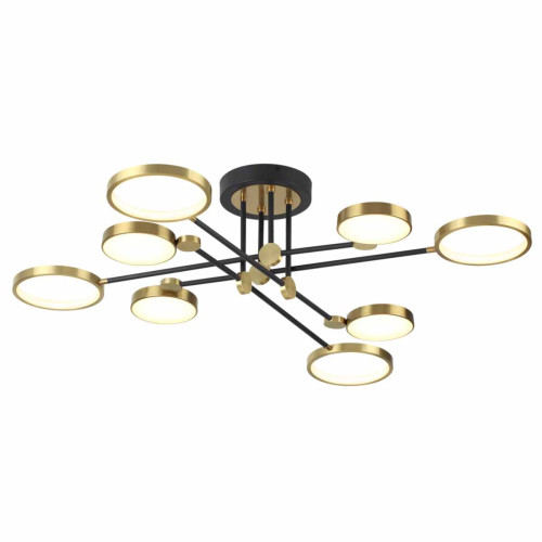 
                    Потолочная светодиодная люстра Odeon Light Midcent Denzel 4320/75CL        
    