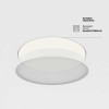 
                    Потолочный светодиодный светильник Maytoni Zon C032CL-90W3K-RD-MG        
    