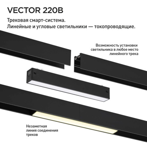 
                    Трековый светильник Novotech VECTOR 359943        
    