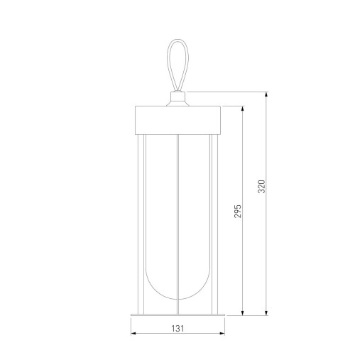 
                    Уличный подвесной светодиодный светильник Elektrostandard Ritz 35183/S a068270        
    