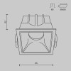 
                    Встраиваемый светильник Maytoni Alfa LED DL043-01-10W3K-SQ-W        
    