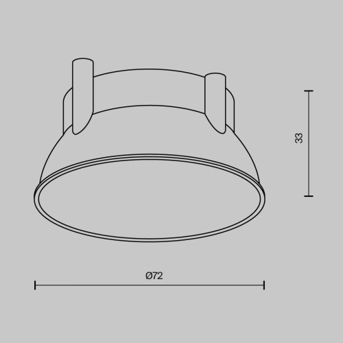 
                    Декоративная рамка-отражатель Maytoni Technical Downlight Alfa LED Ring12-15W-RD-BS        
    