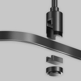 Коннектор радиусный для шинопровода Maytoni Technical Flarity TRX154-RC80-B