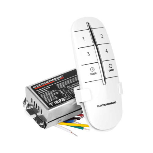 
                    Контроллер для дистанционного управления освещением Elektrostandard 16002/04 IP20 12V 4-канальный a056814        
    