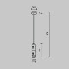 
                    Крепление потолочное Maytoni Technical Accessories for tracks Flarity TRA158C-D1-B        
    