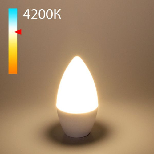 
                    Лампа светодиодная Elektrostandard E14 8W 4200K матовая a048727        
    