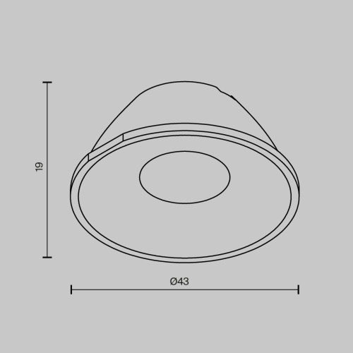 
                    Линза Maytoni Technical Downlight для Alfa LED 15° LensCD43-15        
    