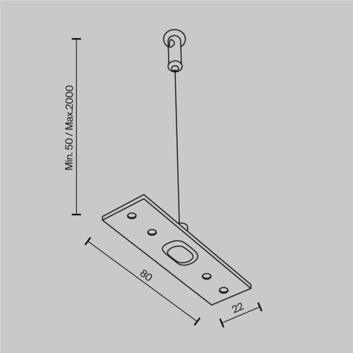 
                    Подвес Maytoni Technical Exility (2 шт) TRA034SW-2W        
    