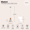 
                    Подвесной светильник Maytoni Bicones P359-PL-01-W        
    