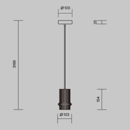 Подвесной светильник Maytoni MOD430PL-L5W3K