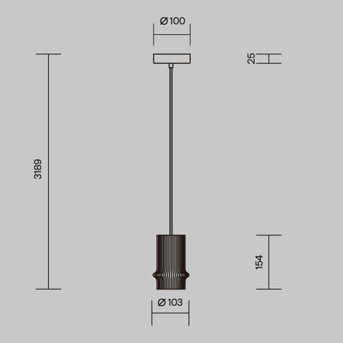 
                    Подвесной светильник Maytoni MOD430PL-L5W3K        
    
