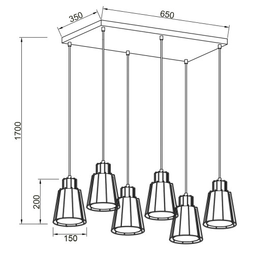 
                    Подвесной светильник Vele Luce Carisma VL6462P06        
    
