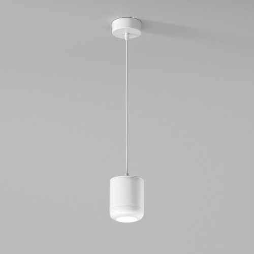 
                    Подвесной светодиодный светильник Elektrostandard Onde 50249 LED 15W 4000K белый a064203        
    