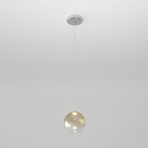 
                    Подвесной светодиодный светильник Eurosvet Wonder 50232/1 Led янтарный        
    
