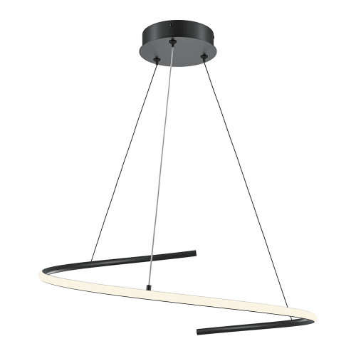 
                    Подвесной светодиодный светильник Maytoni Curve MOD242PL-L33BK        
    