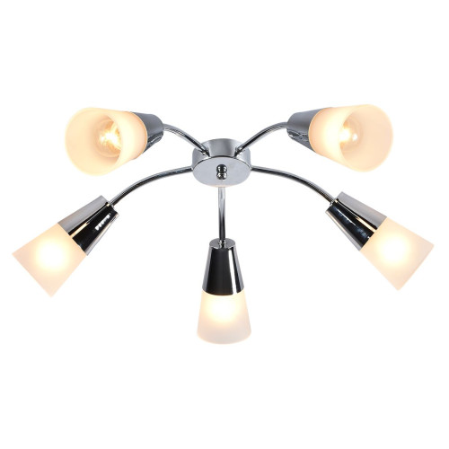 
                                            Потолочная люстра Escada Aquilegia 1100/5P Chrome                    
                