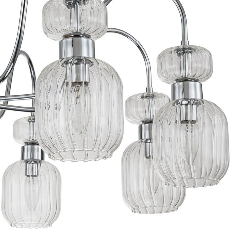 
                                            Потолочная люстра Escada Gloss 1141/8PL Chrome/Clear                    
                