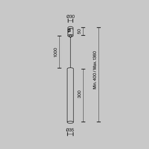 
                    Трековый светильник Maytoni Technical TR155-1-5W3K-PT        
    