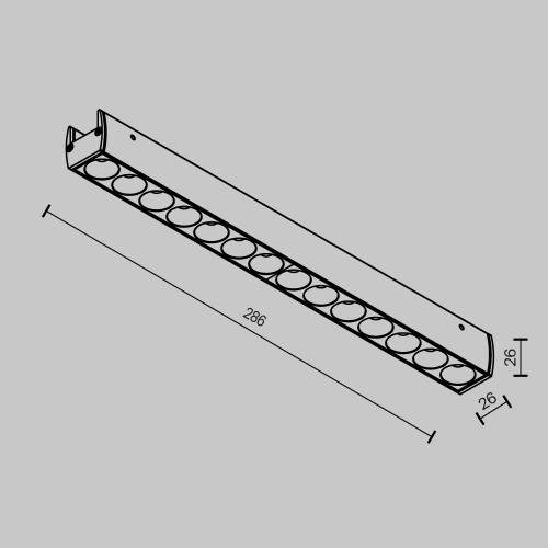 
                    Трековый светильник Maytoni Technical TR162-1-12W3K-M-B        
    