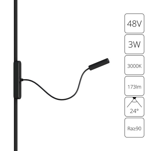 
                    Трековый светодиодный светильник Arte Lamp Rapid A1162PL-1BK        
    
